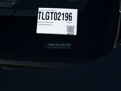 2020 Aston Martin DBS Superleggera
