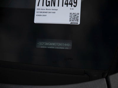 2026 Aston Martin Vantage S