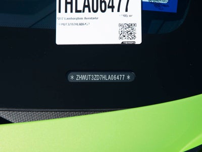 2017 Lamborghini Aventador SV LP750-4 SuperVeloce