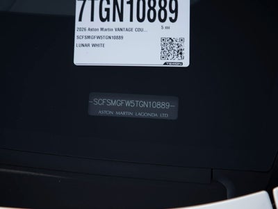 2026 Aston Martin Vantage Base