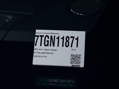 2026 Aston Martin Vantage Base