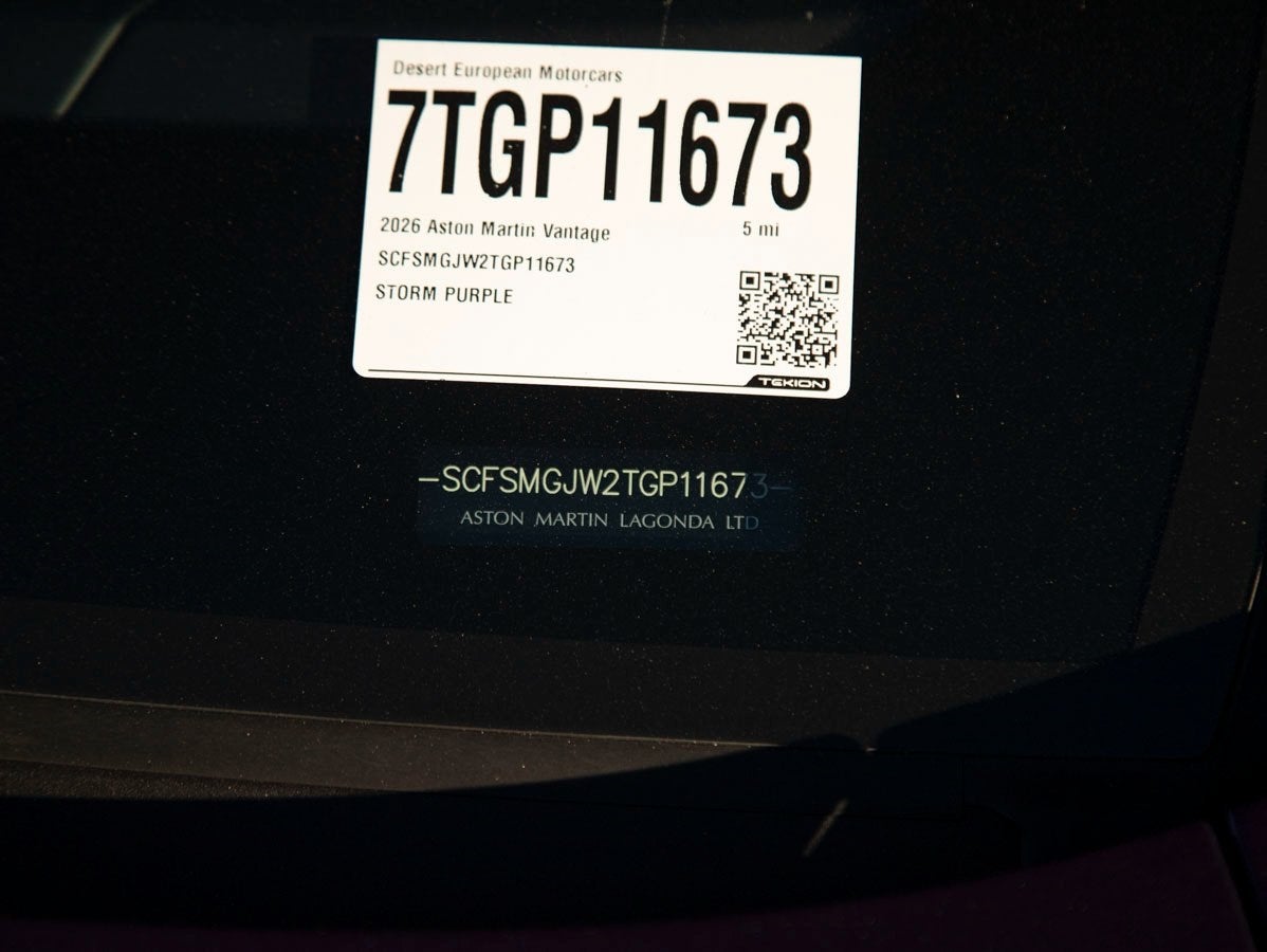 2026 Aston Martin Vantage Roadster