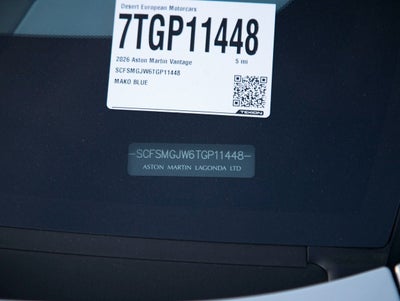 2026 Aston Martin Vantage Roadster