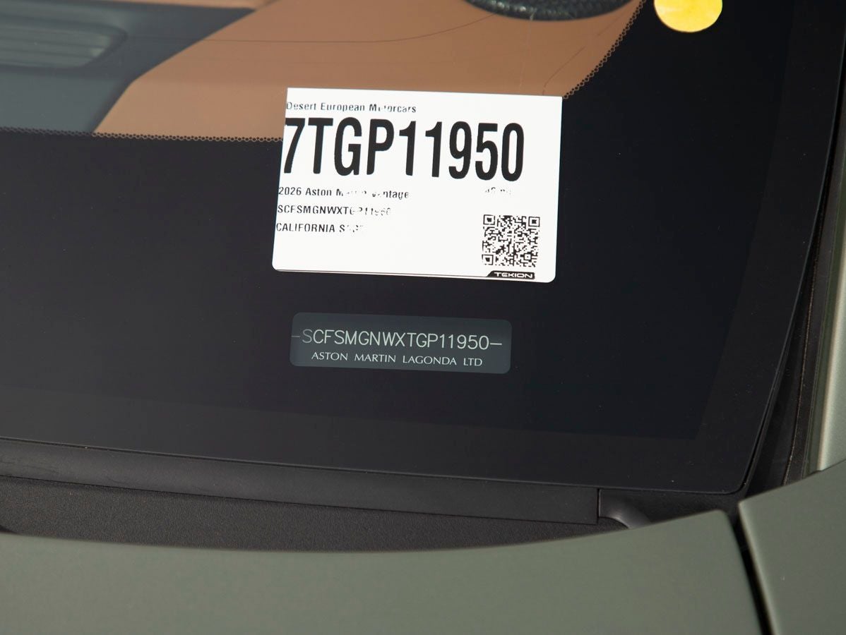 2026 Aston Martin Vantage S Roadster