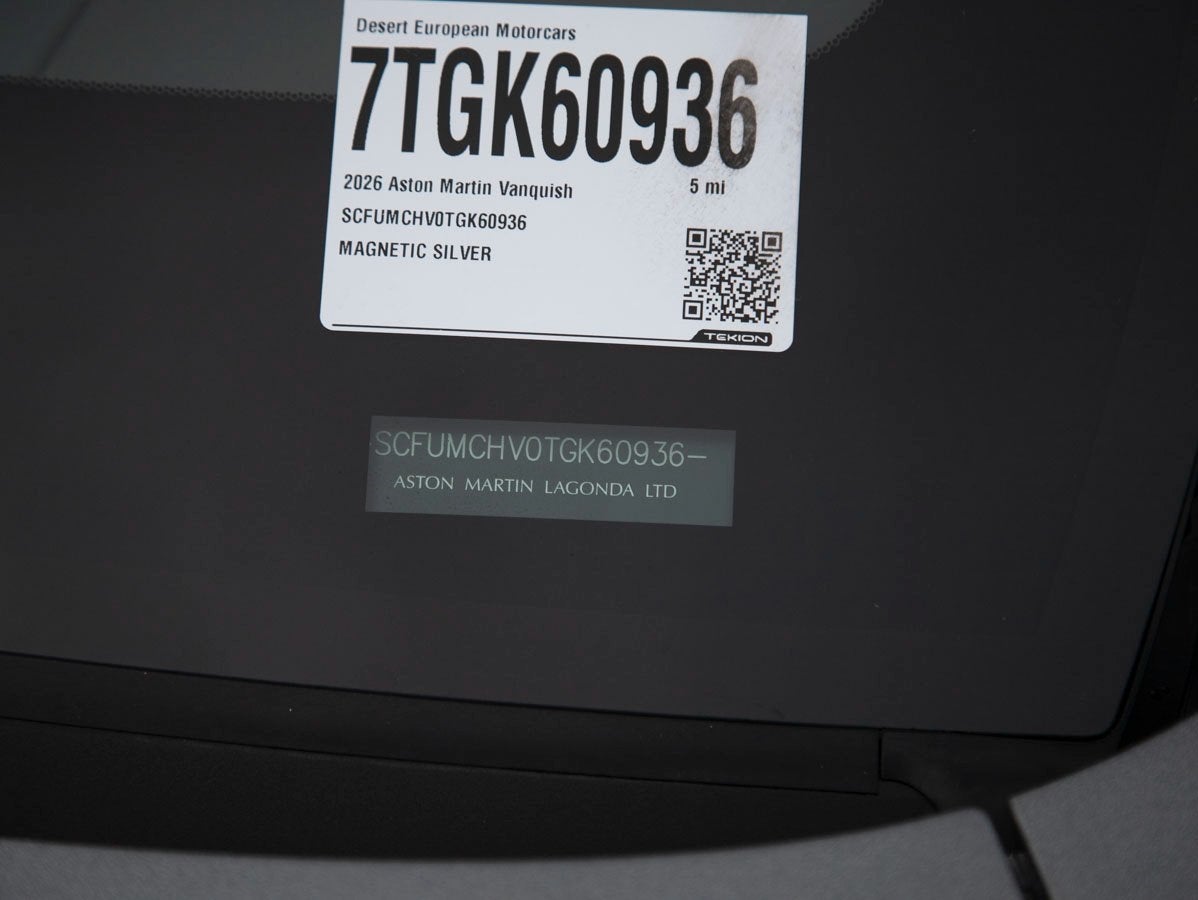 2026 Aston Martin Vanquish Volante