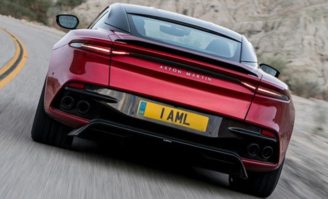 Aston Martin DBS Interior Rancho Mirage CA