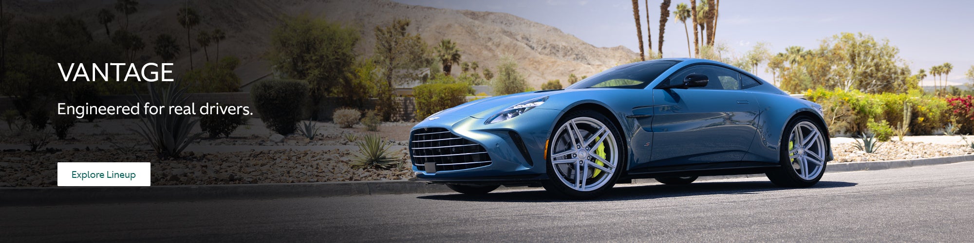 Aston Martin Vantage side profile