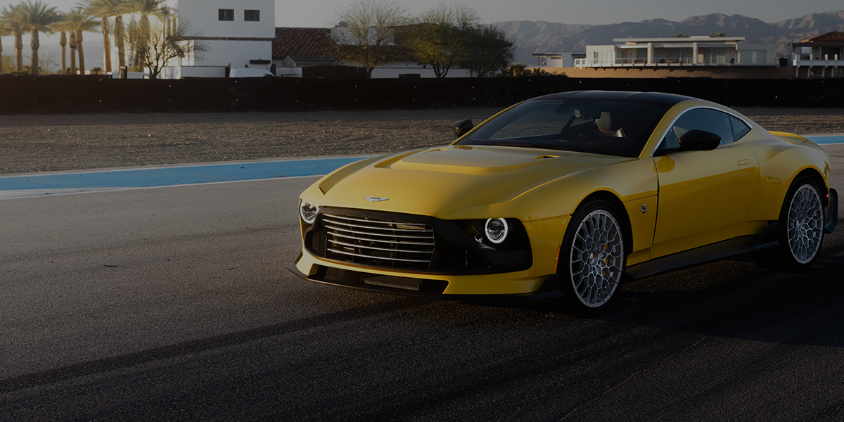 Aston Martin service team vehicle at Aston Martin Rancho Mirage in Rancho Mirage, CA