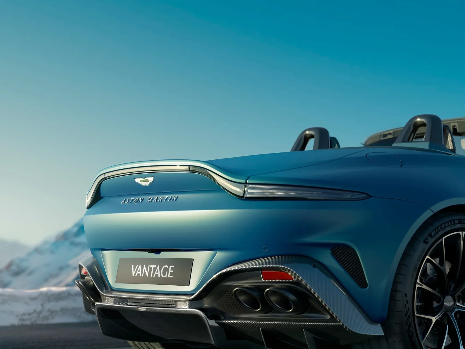 Aston Martin Vantage Roadster rear design detail