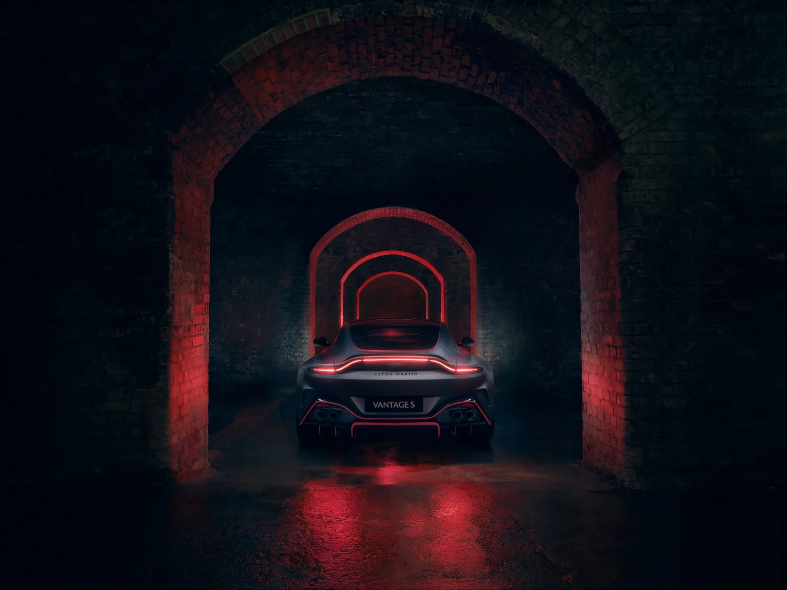 Aston Martin Vantage S rear exterior view