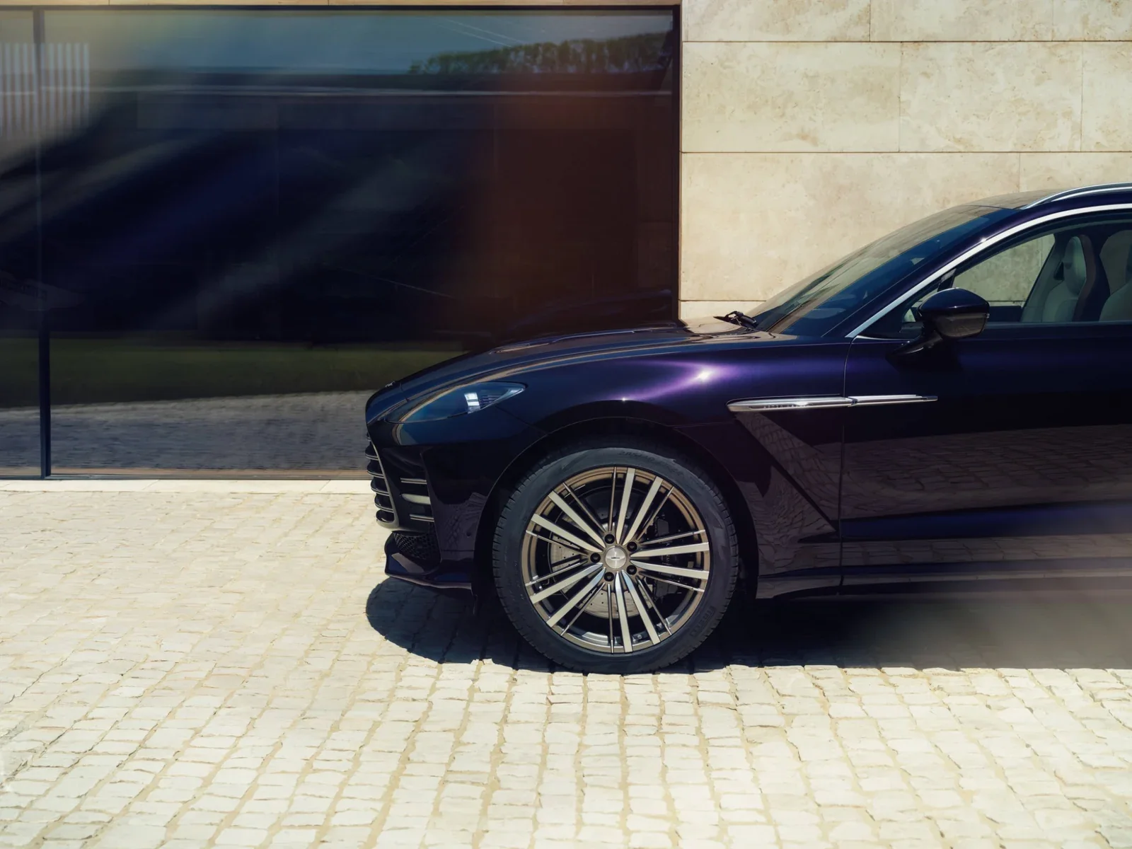Aston Martin DBX GT front wheel and fender detail